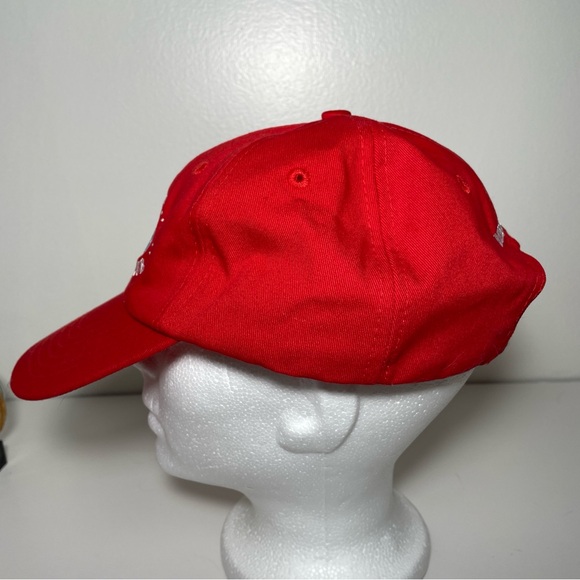 Disney Vacation Club Member Hat Embroidered Retired Logo Red Hat Adjustable Cap - Picture 7 of 8